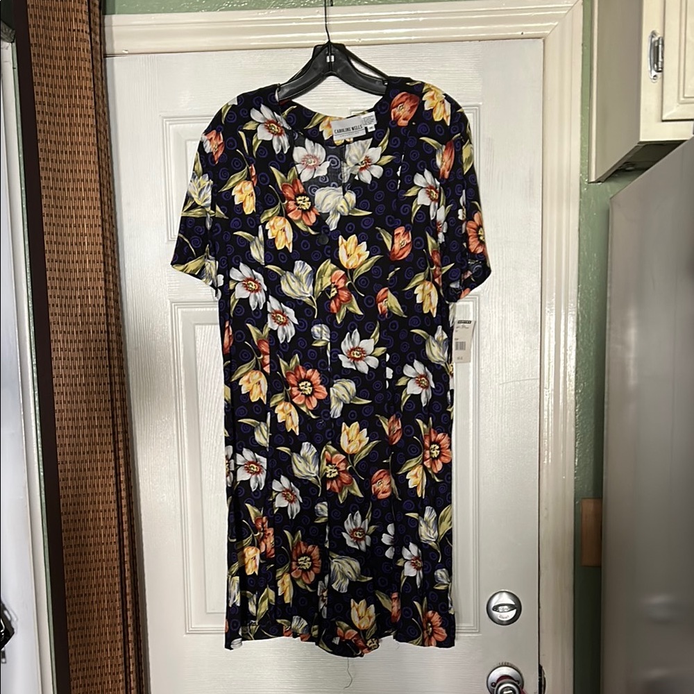 Floral Print Women's button down jump shorts